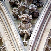 The Lincoln Imp in Lincoln Cathedral - � Nash Ford Publishing