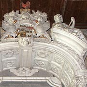 Canopy Detail on the Monument to Thomas Coventry, 1st Earl of Coventry, in Elmley Castle Church