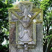 Art Deco Gravestone in Norton Churchyard