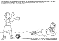 King Arthur's Death Drawing Sheet