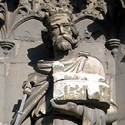 Statue of King Ethelbert of Kent - � Nash Ford Publishing