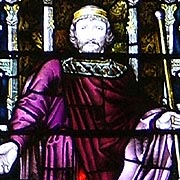 King Ethelbert of Kent in Stained Glass - � Nash Ford Publishing