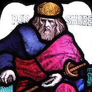 King Oswald of the Hwicce in Stained Glass - � Nash Ford Publishing