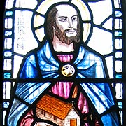 St. Piran in Stained Glass